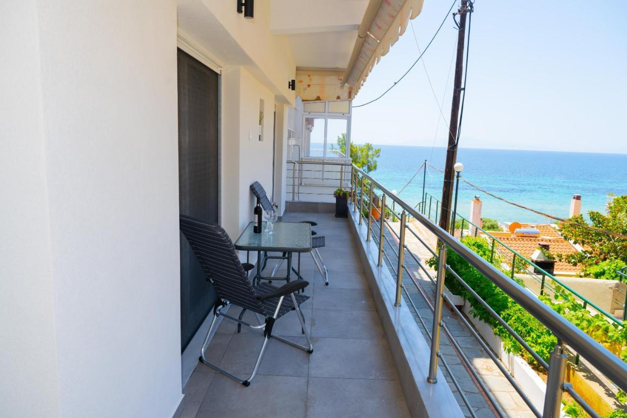 Zoe Seaview Apartment By Rentalspro - Nea Moudania Halkidiki Dış mekan fotoğraf